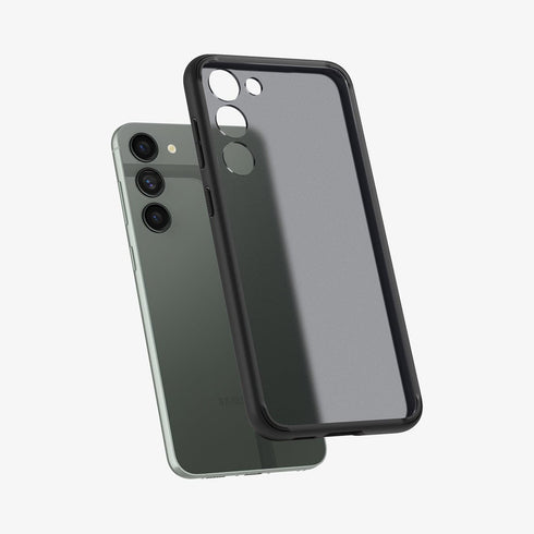ACS05617 - Galaxy S23 Ultra Case Ultra Hybrid in crystal clear showing the back